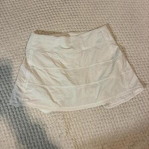 Lululemon white tennis Skirt